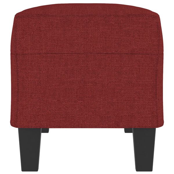 vidaXL Lavička v&iacute;novo-červen&aacute; 100x35x41 cm l&aacute;tka