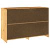vidaXL Zásuvkový chest Drammen Dub 111 x 43 x 73.5 cm Borovicový masív