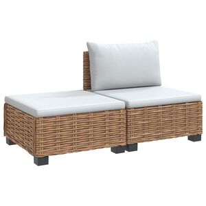 vidaXL 2 ks Ratanov&yacute; lounge set s vank&uacute;&scaron;mi GENDT Pr&iacute;rodn&yacute; ratan