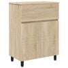 vidaXL Kozmetick&yacute; stol&iacute;k do k&uacute;peľne Dub sonoma 60 x 35 x 80 cm