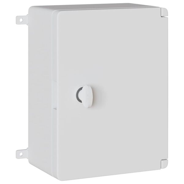 vidaXL Ovládací kabinet Sivá 21 x 13 x 28 cm ABS plast