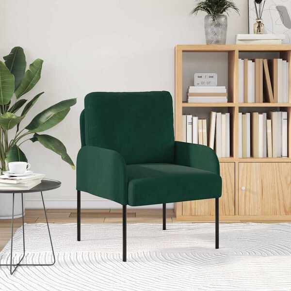 vidaXL Pohovky s vank&uacute;&scaron;om 55cm Tmavozelen&aacute; Preglejka