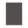vidaXL plisovan&aacute; roleta čierna 100x100 cm &Scaron;&iacute;rka l&aacute;tky 99,4 cm