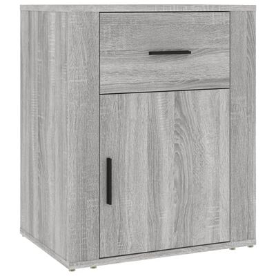 vidaXL Nočný stolík sivý sonoma 50x36x60 cm spracované drevo