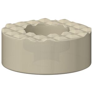 vidaXL Podložky na nohy stoličky 2 ks Priehľadn&aacute; &Oslash; 15 x 16 mm PVC