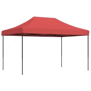 vidaXL Skladac&iacute; pop-up p&aacute;rty stan burgundsk&yacute; 440x292x315 cm