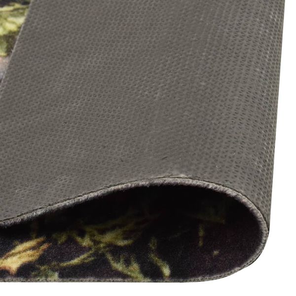 vidaXL Kuchynský koberec prateľný dizajn s lyžicami 60x180 cm