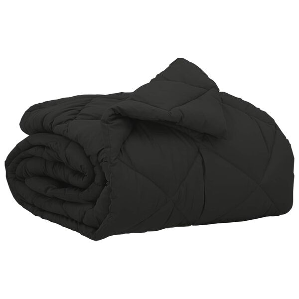 vidaXL Prikr&yacute;vka na cel&yacute; rok Čierna 200 x 155 cm Mikrovl&aacute;kno