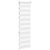 vidaXL Zebra roleta biela 40x150 cm &scaron;&iacute;rka l&aacute;tky 35,9 cm polyester