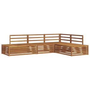 vidaXL Z&aacute;hradn&aacute; s&uacute;prava gaučov 4 Kus Pr&iacute;rodn&aacute; Pevn&eacute; ak&aacute;ciov&eacute; drevo