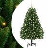 vidaXL Umel&yacute; Skl&aacute;pac&iacute; Vianočn&yacute; Stromček Zelen&aacute; 150 cm PVC a oceľ
