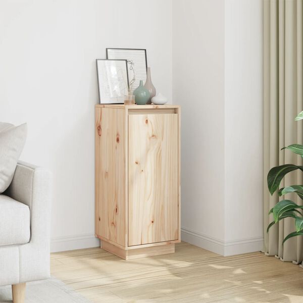 vidaXL Komoda 31,5x34x75 cm borovicov&yacute; mas&iacute;v