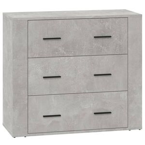 vidaXL Komoda bet&oacute;novo siv&aacute; 80x33x70 cm spracovan&eacute; drevo