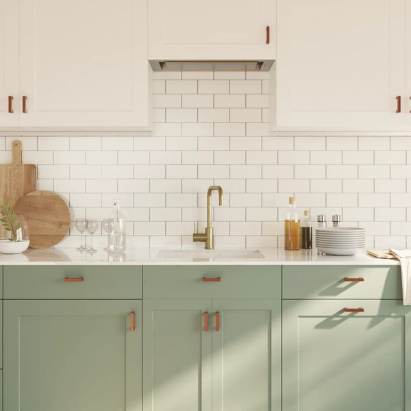 vidaXL Rukoväte na skrinku 10 ks bronzové 64 mm nehrdzavejúca oceľ