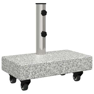 vidaXL Z&aacute;kladňa pre slnečn&iacute;k 25 kg &Scaron;ed&aacute; Granite Obdĺžnikov&yacute;