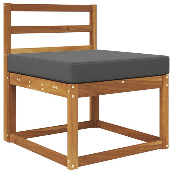 vidaXL Vank&uacute;&scaron; na vonkaj&scaron;iu pohovku Antracit 60 x 60 x 8 cm Polyester