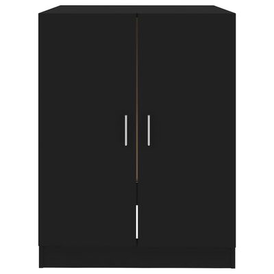 vidaXL Skrinka na práčku čierna 71x71,5x91,5 cm