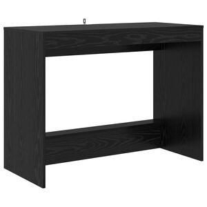 vidaXL Postelov&yacute; st&ocirc;l Čierny dub Kompozitn&eacute; drevo 100 x 45 x 75 cm