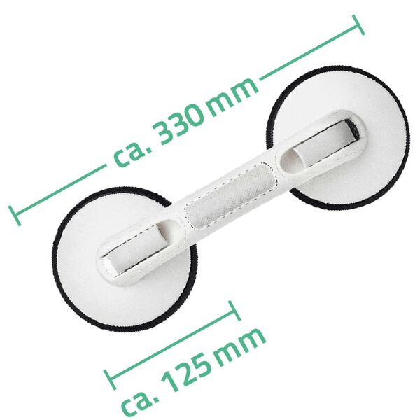 RIDDER Madlo s pr&iacute;savkami Premium biele 12,5 cm 80 kg A0243301