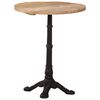 vidaXL Bistro stol&iacute;k &Oslash;60x76 cm surov&eacute; mangovn&iacute;kov&eacute; drevo