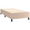vidaXL Boxspring posteľ s matracom kapuč&iacute;nov&aacute; 90x200 cm umel&aacute; koža
