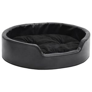 vidaXL Pelech pre psa čierny 69x59x19 cm ply&scaron; a umel&aacute; koža