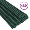 vidaXL Z&aacute;hradn&eacute; kol&iacute;ky 30 ks zelen&eacute; 150 cm oceľ