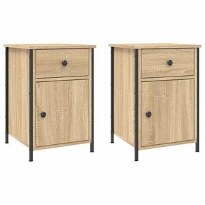 vidaXL Nočn&eacute; stol&iacute;ky 2 ks dub sonoma 40x42x60 cm kompozitn&eacute; drevo