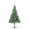 vidaXL Osvetlen&yacute; umel&yacute; vianočn&yacute; stromček+gule 120 cm, 230 vetvičiek