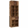 vidaXL &Uacute;ložn&yacute; kabinet so policami Star&eacute; drevo 70 x 42,5 x 225 cm