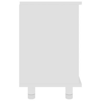 vidaXL Skrinka do kúpeľne, biela 60x32x53,5 cm, kompozitné drevo