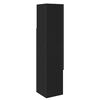 vidaXL Rohov&aacute; skrinka Čierna 32x32x140cm Kompozitn&eacute; drevo