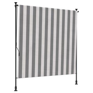vidaXL Vonkaj&scaron;ia roleta Antracitov&aacute; a biela 100 x 270 cm