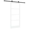 vidaXL Posuvn&eacute; dvere ORKDAL Biela a čierna 93 x 211 cm