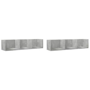 vidaXL N&aacute;stenn&eacute; skrinky 2ks bet&oacute;novosiv&eacute; 75x18x16,5cm kompozitn&eacute; drevo