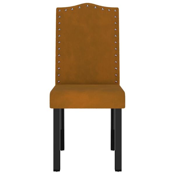 vidaXL Jed&aacute;lensk&eacute; stoličky 4 ks hned&eacute; zamatov&eacute;