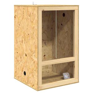 vidaXL Ter&aacute;rium Hned&aacute; 50 x 50 x 80 cm OSB