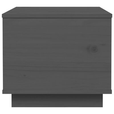 vidaXL Konferenčný stolík sivý 40x50x35 cm borovicový masív