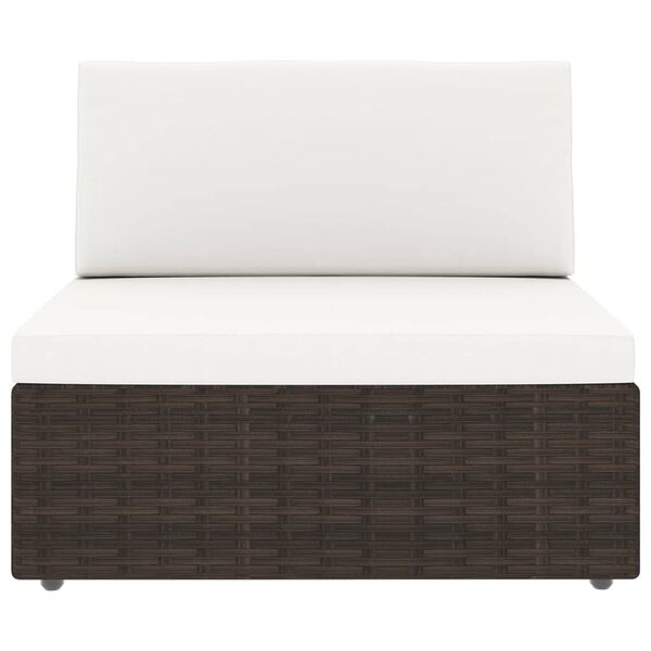 vidaXL 9-dielna z&aacute;hradn&aacute; sedacia s&uacute;prava s podu&scaron;kami polyratan hned&aacute;