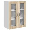 vidaXL N&aacute;stenn&yacute; sklenen&yacute; kabinet LUCCA Dub sonoma 60 x 31 x 80 cm