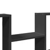 vidaXL N&aacute;stenn&aacute; polica čierna 99x15x60 cm kompozitn&eacute; drevo