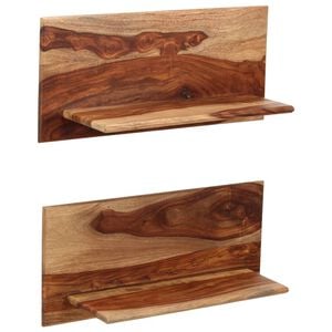 vidaXL N&aacute;stenn&eacute; police 2 ks 58x26x20 cm mas&iacute;vne ak&aacute;ciaov&eacute; drevo