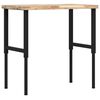 vidaXL Pracovn&yacute; st&ocirc;l 100x60x(73-99,5) cm mas&iacute;vna ak&aacute;cia obdĺžnik