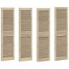 vidaXL Skř&iacute;ňov&eacute; dvere s dverami 4 pcs Pr&iacute;rodn&aacute; 140,5 x 2,1 x 39,5 cm