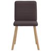 vidaXL Jed&aacute;lensk&eacute; stoličky 4 ks tmavohned&eacute; l&aacute;tkov&eacute;