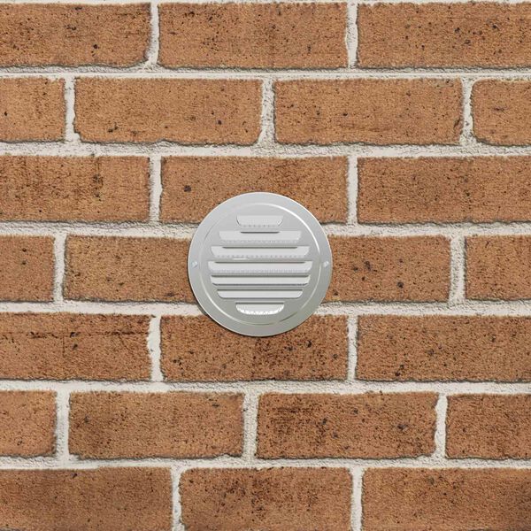 vidaXL Kryty vzduchov&yacute;ch ventil&aacute;torov 4 pcs Strieborn&aacute; 80 mm