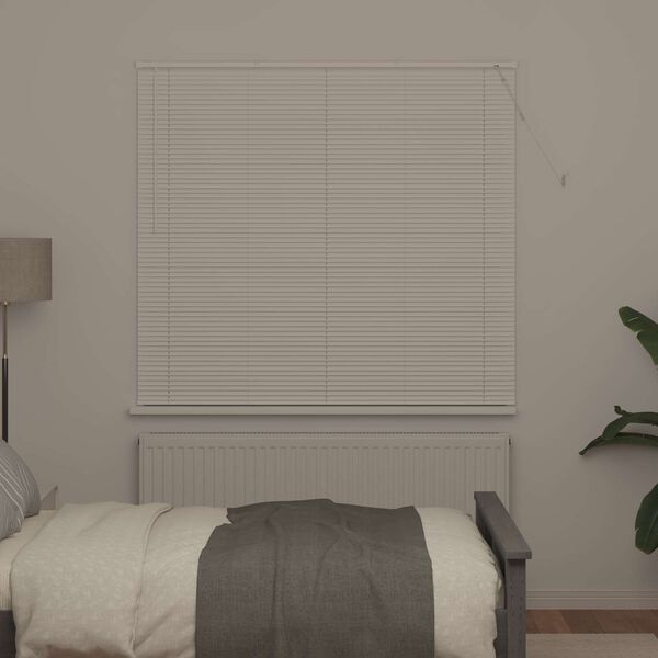 vidaXL Žal&uacute;zia Nastaviteľn&aacute; Biely 150 x 130 cm PVC