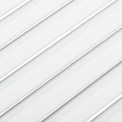 vidaXL Lamelové dvierka na skrinku, biele 61,5x59,4 cm, borovica