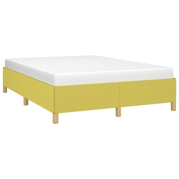 vidaXL Posteľ bez matraca zelen&aacute; 140x200 cm l&aacute;tka