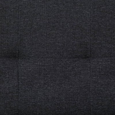 vidaXL Rozkladacia pohovka s 2 vankúšmi, tmavosivá, polyester
